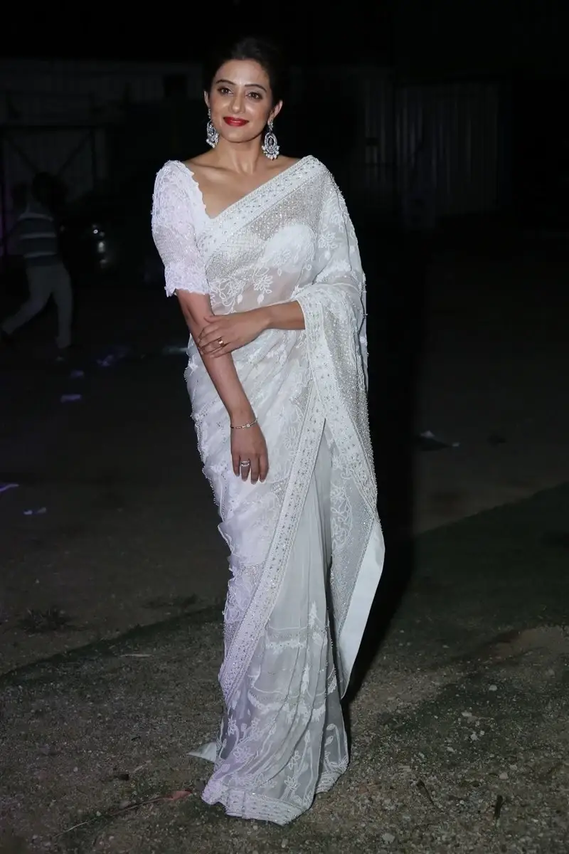 INDIAN ACTRESS PRIYAMANI IN WHITE SAREE AT CUSTODY MOVIE RELEASE EVENT 21